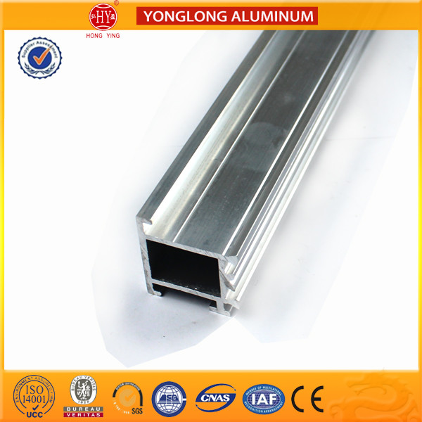 Quality Colored Rectangular Aluminum Heatsink Extrusion Profiles , Extruded Aluminum Window Frame wholesale