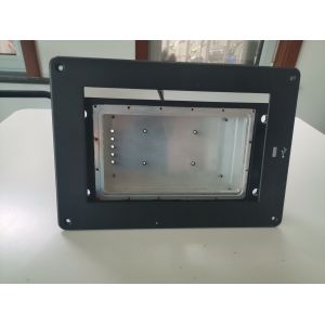 Vertical OEM Black Anodized Aluminum CNC Parts 6061 6063 6082