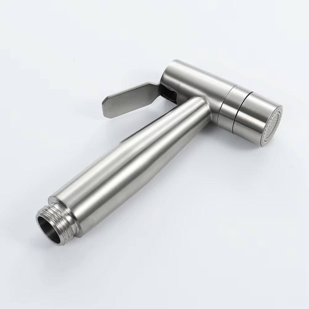 Portable dual-function handheld bidet sprayer set for bathroom and toilet use