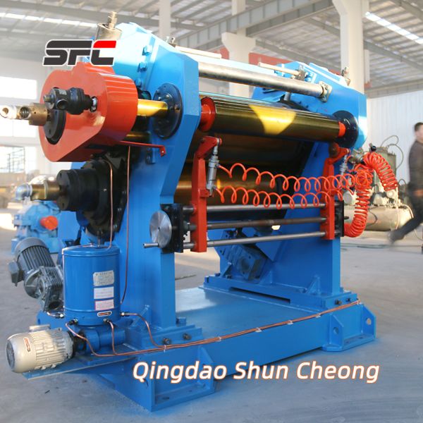 Precise Control Rubber Calender Machine with PLC Control System Electric Heating and Automatic Operation