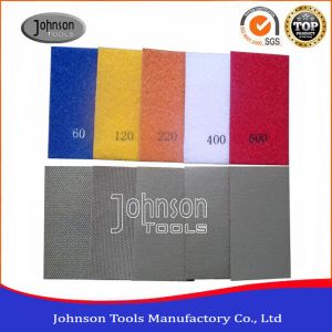 China Electroplated Lapping Paper Diamond Polishing Pads For Grinding Stone #60,120,200,400,600 on sale