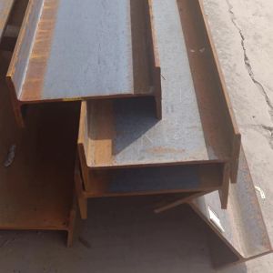 Construction Galvanized Steel H Beam In H Shape Cross Section 5-34mm Flange 50
