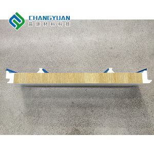 Photovoltaic Roof Panel with 1000mm Width and PU Rock Wool or PU Glass Wool Core