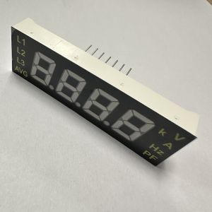 Customized Ultra White/Red 4 Digit 7 Segment LED Display module common anode for
