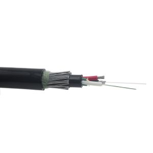 China Single Mode Fiber Hybrid Fiber Power Cable GDTS/GDTA 24 48 96 Core with Stranded Loose Tube Construction on sale