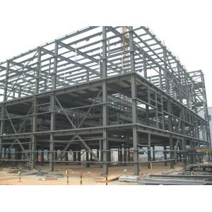 Large Multi - Storey Light Steel Frame Building Metal Structure Construction