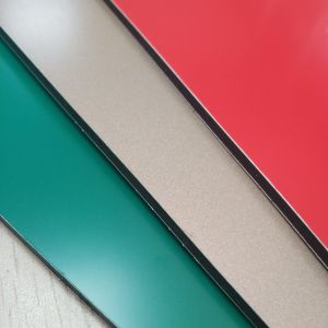 Fire Resistance Aluminium Composite Panel , Alu Composite Panel High Gloss