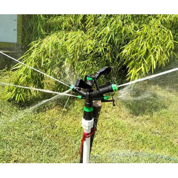 1'' Full Circle Irrigation Impact Sprinklers 360 Gear Drive With 5 Nozzles