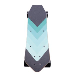 LED Light Electric Powered Skateboard , In Wheel Single Hub Motor Skateboard