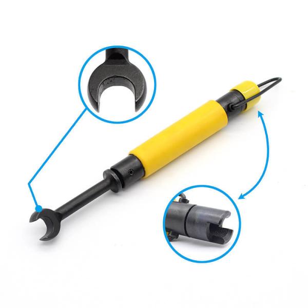 7/16 In Angled Head Torque Wrench 30 lbs Yellow Handle