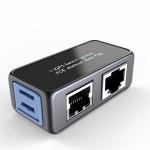 1Gbps Switch Capacity USB Type-c Poe Splitter For Power And Ethernet Rj45 Shield