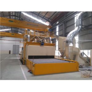 Automatic Preservation Line Steel Plate Shot Blasting Machine 2m/Min