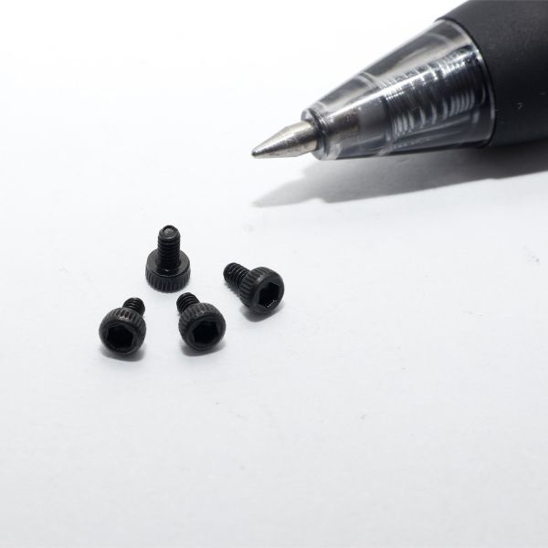 Stainless Steel Ultra-Micro Precision Pan Head Screws M0.5-M3 Nickel Plated for Industrial Applications