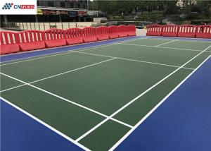 Cheap Blue and other Colors  6mm ISO silicon Polyurea Tennis Ciurt Flooring,Non-toxic for sale