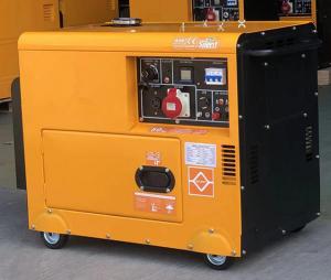China Small Super Silent Air Cooled Genset Diesel Generator 3kw 5kw 7kw 8kva DC 12V Single Phase on sale