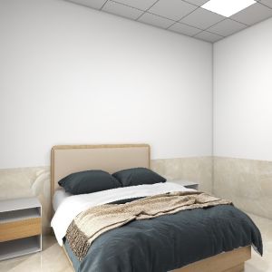 Support customization Modern Minimalist Wood Single Bed For Dormitory Use