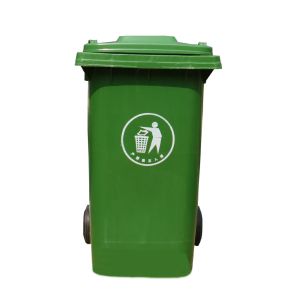 plastic dustbin waste bin plastic garbage bin 120l with wheels
