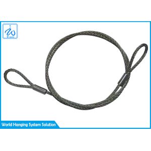 Flemish Eye Wire Rope Sling Safety Cables Led Stage Lighting For Churches