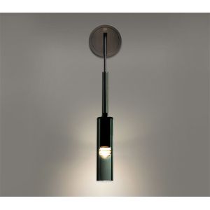 Copper Crystal Wall Lamp Creative Glass Bottle Design Parlor Bedroom Bedside led