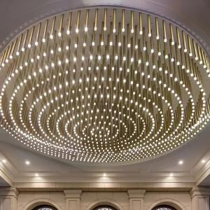 China Luxury Crystal High End Modern Chandeliers Lighting For Hotel Lobby 110-240V on sale