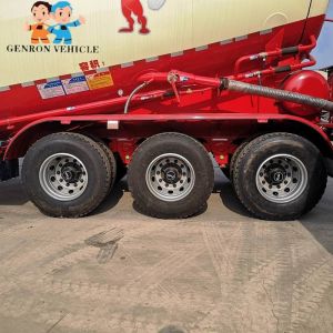 Air Compressed 2 Axles V 67cbm 80T Aluminum Cement Trailer