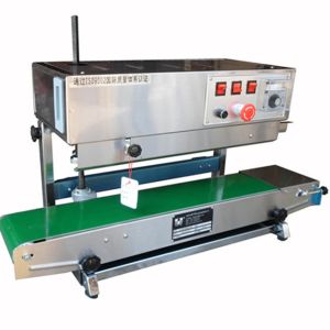 Semi Automatic Vertical Sealing Machine , Electric Pouch Heat Sealer