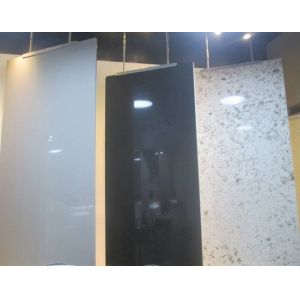 Artificial Stone Slab Countertop Black Galaxy Quartz Stone Kitchen Countertop