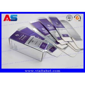 Laser Colorful Peptide Hologram Boxes For Healthcare Packing Embossing / Anti -