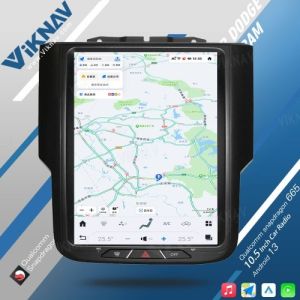VIKNAV 10.5 Inch Touch Screen 8 Core Android Car Radio For Dodge Ram 1500 2013