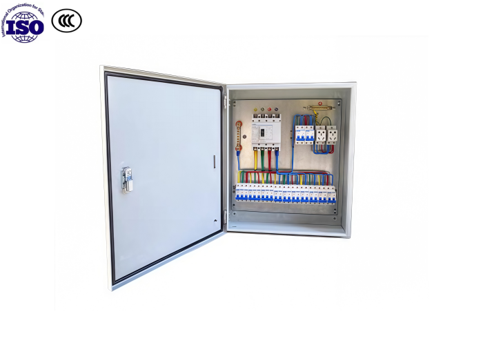 Recessed Mounted Power Distribution Cabinet 3 Phase Panel Board Single Door
