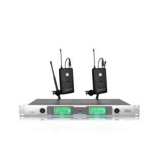 Dual Channel UHF Wireless Microphone System for KTV and recreation room All