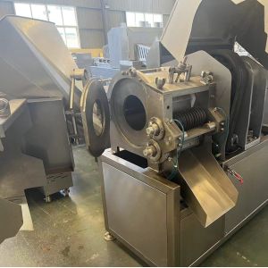 High Capacity Full Automatic Fresh Meat Strip Cutting Machine for Chicken Pig