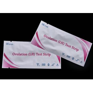 Convenient Virgin Wood Pulp Fast Read LH Ovulation Test Strips Easy To Use