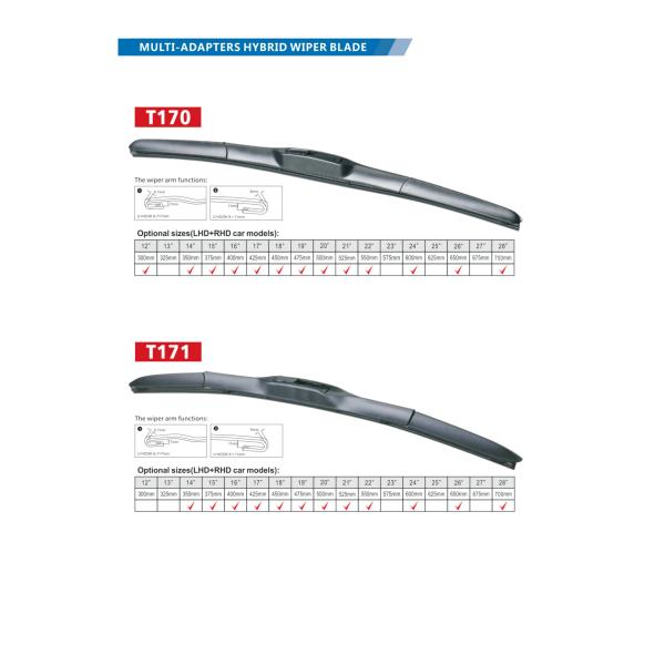 Car Accessories Car Window Windshield Car Universal Wiper Blades From Manufacturer