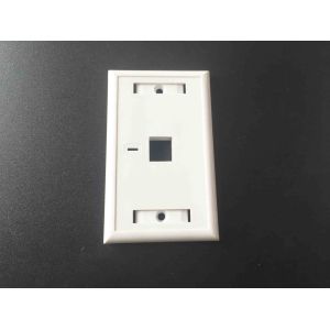 Single Port Network Cable Faceplate RJ45 Keystone 120 Type Face Plate 120 * 86