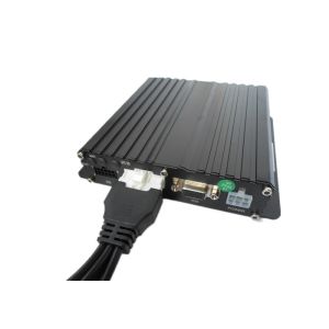 High Resolution 4 Channel Car DVR Recorder DC 9 ~ 36V 1 VGA & 1 AV Video Output