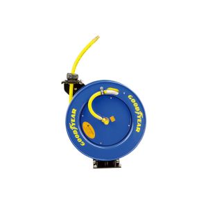 China Goodyear Retractable Air/Water Hose Reel with 3/8-Inch by 50-Feet Hybrid Hose Heavy Duty Max. 300PSI Lightweight on sale