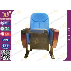 Commercial Fabric Folding Auditorium Theater Seating With Outside Table