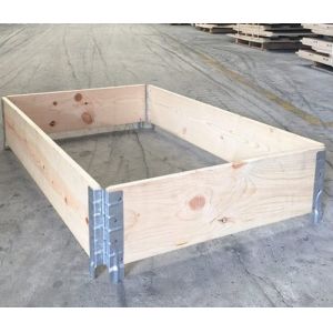 Warehouse Storage Wooden Pallet Crates 4 Way Pallet Board Stackable Crates Wood