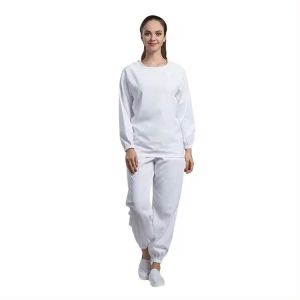 H-1111 Reusable ESD Coverall Blue Autoclave Underwear Static Dissipative for