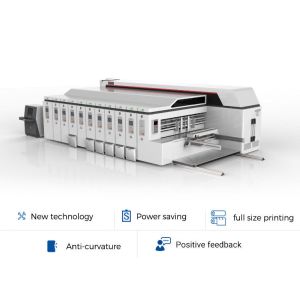 Customized Flexographic Printing Carton Die Cutting Machine Vaccum Sunction