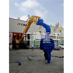Q345 Excavator Vibratory Pile Hammer For Pilling Drilling Project