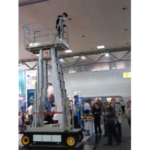 Most Stable And Safest 10 M Self-propelled Electric Four Mast Lift Vertical