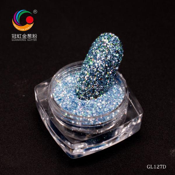 Bulk Polyester Iridescent Rainbow Confetti Glitter Hexagonal Sequins