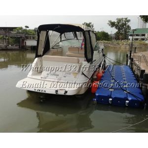 Plastic hdpe floating jetty for marine