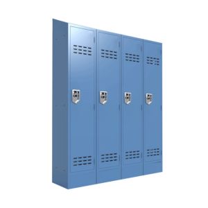 3 Compartment metal Staff Locker Cabinet Gym Storage Locker
