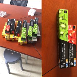 China Microwave PE Cling Film Moisture Proof 30cm*10mic*60M 100% Origin on sale