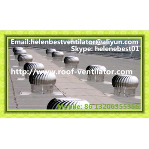 no power roof turbo ventilator for warehouse Aluminum