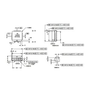 Cheap Integrated Circuit Chip 32K x 18 Bit BurstRAM Synchronous Fast Static RAM MCM67H518FN9 MOTOROLA PLCC52 for sale