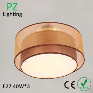 Round design tree bark shade ceiling lamp pendant lamp for restaurant / hotel /